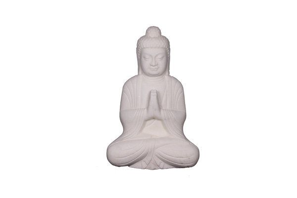 Sculpture-Buddha-White Marble