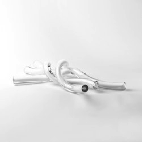 Sculpture-White- Glass-Sea Object