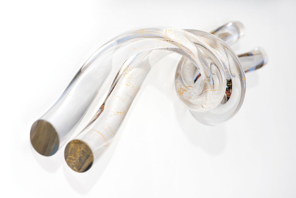 Sculpture-Gold Leaf- Glass-Sea Object