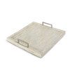 Tray-White Bone/Nickel-Square