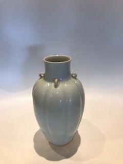 Vase-Celadon-Plum-S