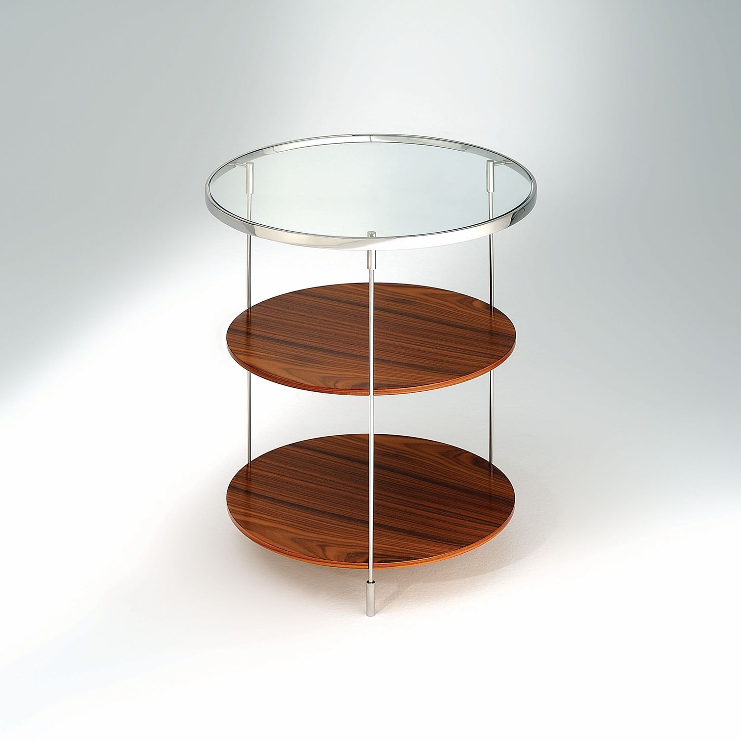 Side Table-Pau Ferro/Stainless Steel