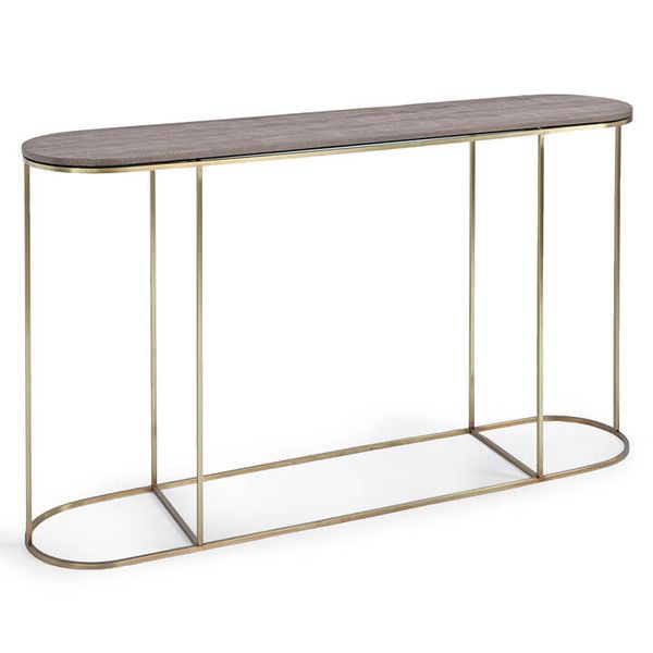 Console-Shagreen/Brass