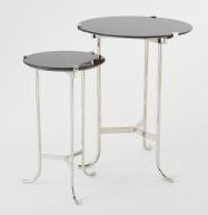 Table-Polished Nickel/Black Granite
