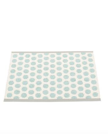 Rug-Noa Turq/Grey Stripe-70x50cm