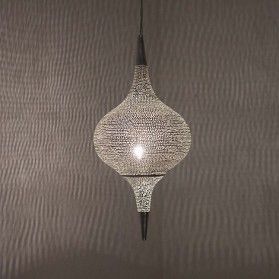 Pendant Lamp-Nickel-L-Filiky