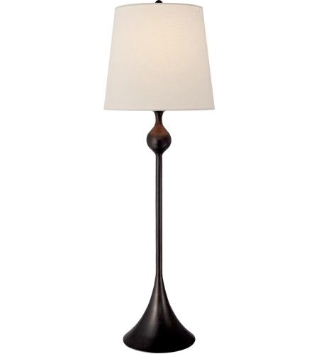 Table Lamp-Aged Iron/Linen