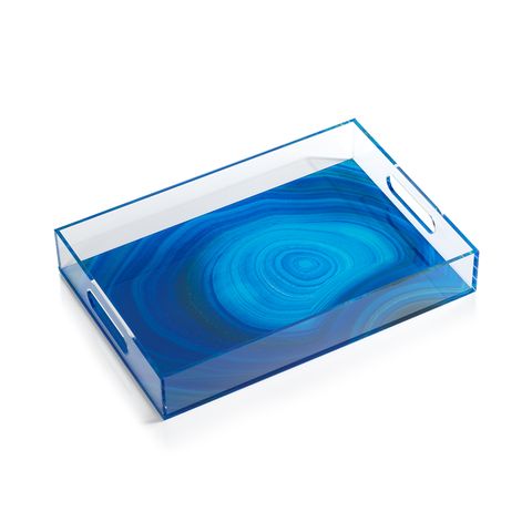 Tray-Blue Agata-15x10-Rectangular
