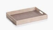 Tray-Silk Taupe-Rectangular 12x30