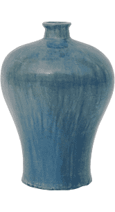 Vase-Blue Ceramic