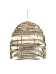 Chandelier-Rattan Peel/Metal Frame