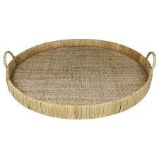 Tray-Rattan-Round