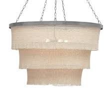 Chandelier-Coco Beads/Metal-Oval