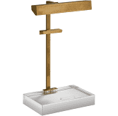 Table Lamp-Rubbed Antique Brass