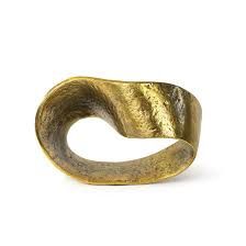 Sculpture-Moebius Ring-Brass