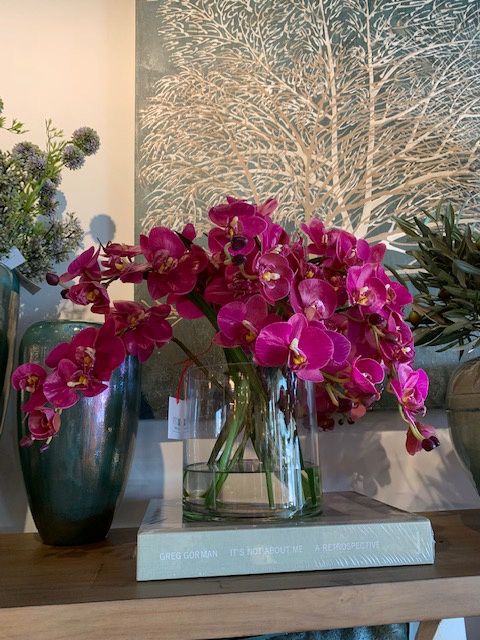 Phalaenopsis in Glass-13in