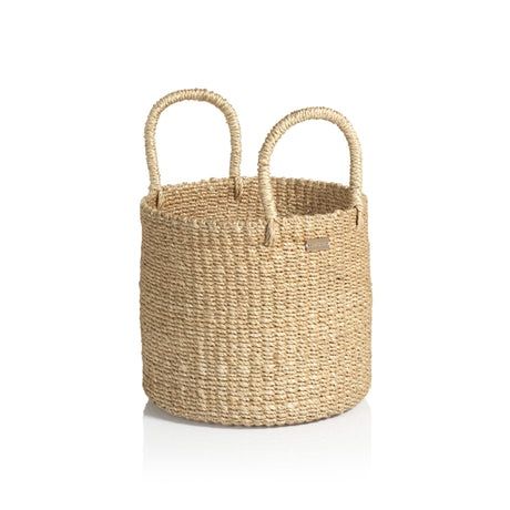 Basket-Abaca-Round 7.5x7