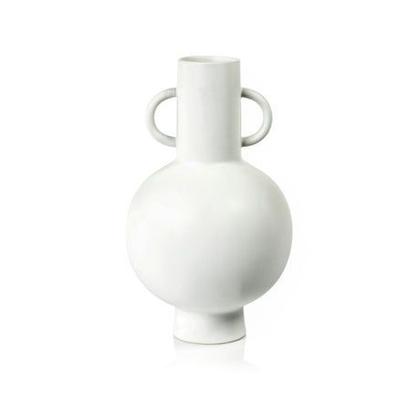 Vase-White-Stoneware