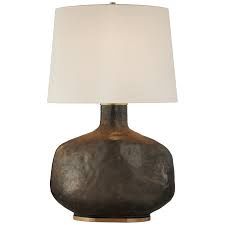 Table Lamp-Crystal Bronze/Linen