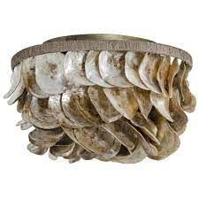 Chandelier-Shells-Flush Mount