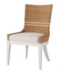 Dining Chair-Woven Abaca/Upholstered