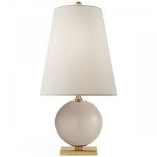 Lamp-Blush Base/Linen-Mini