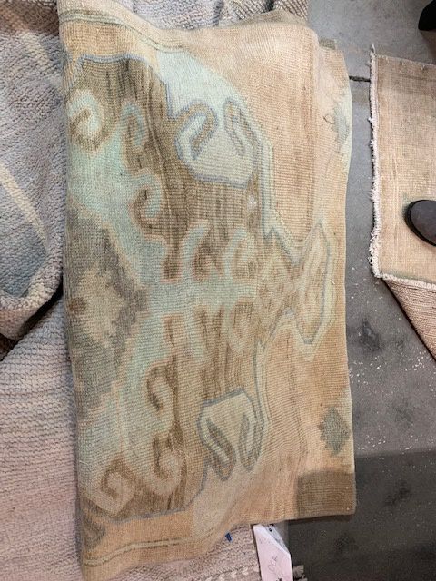 Rug-Vintage Oushak-3ft x 7ft1in