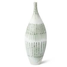 Vase-White-Scratched-Thin