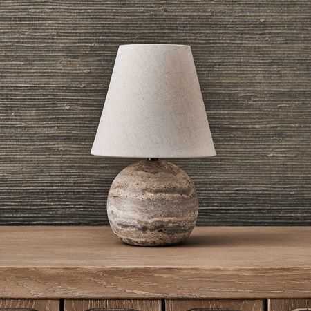 Table Lamp-Stone Sphere