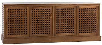 Console-Dark Walnut-4 Doors