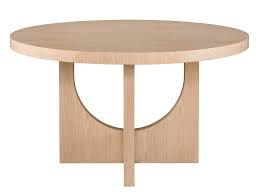 Dining Table-Oak-Round on Round