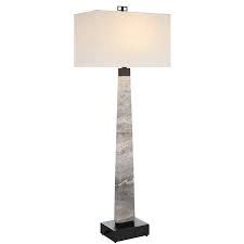 Table Lamp-Gray Stone/Bronze