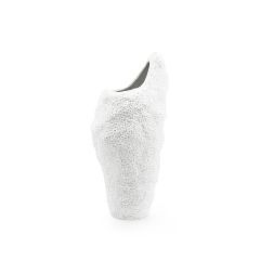 Vase-White Porcelain-Porous-L