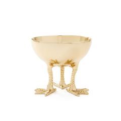 Bowl-Brass-Three Bird Legs