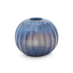 Vase-Smoked Indigo-Ribbed