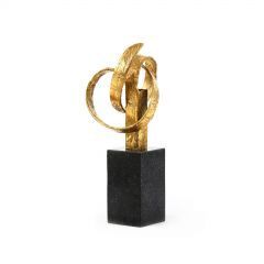 Sculpture-Gold Leaf-Ribbon