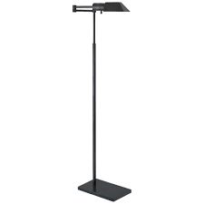 Floor Lamp-Bronze-Swing Arm