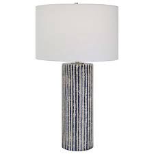 Table-Lamp-Cobalt Stripes