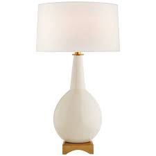 Table Lamp-Ivory-Linen-L