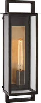 Wall Lantern-Aged Iron/Glass-L