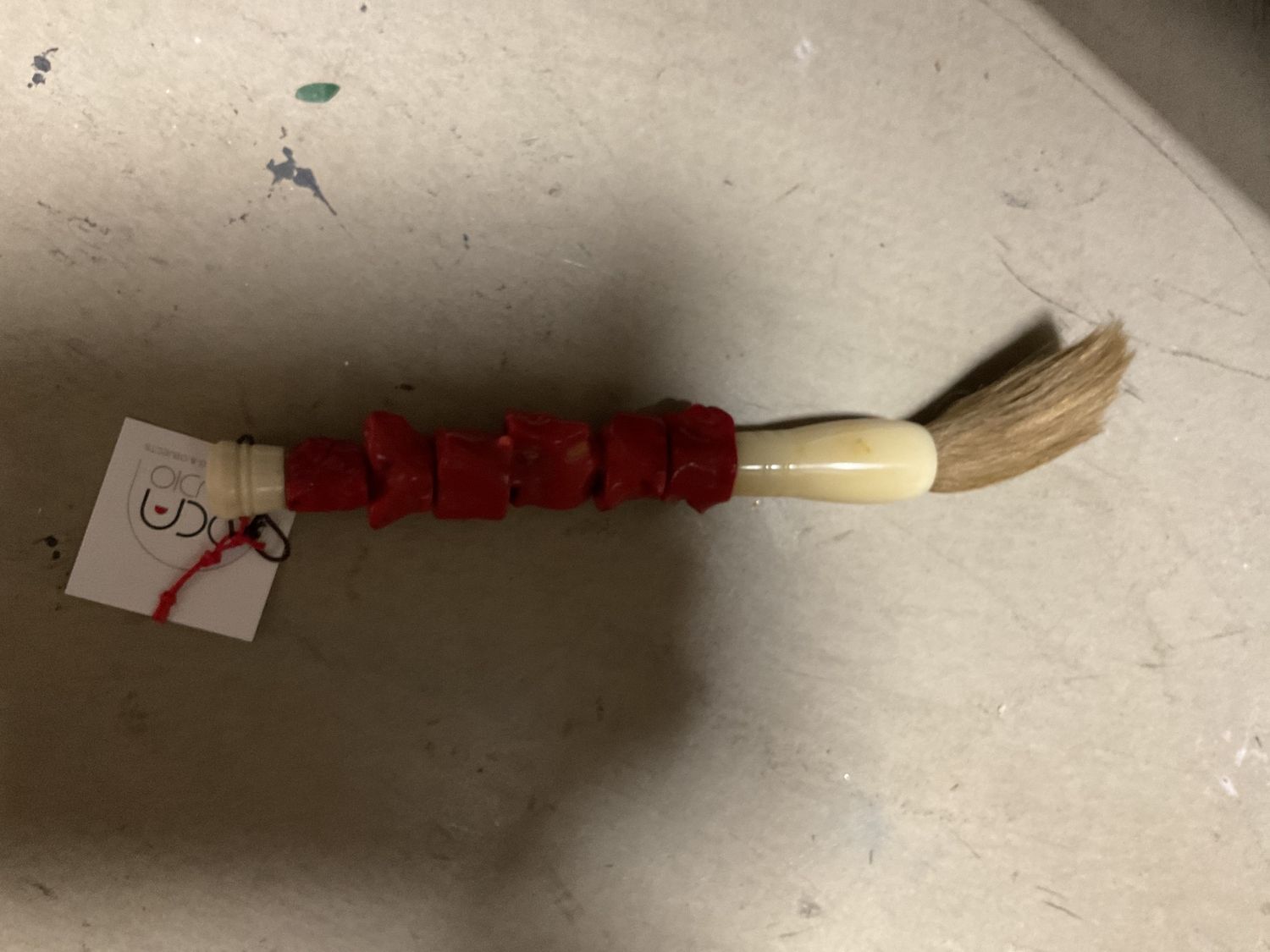 Calligraphy Brush-Coral Red