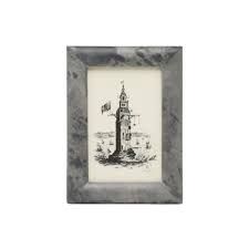 Frame-Grey/Vellum Leather-4x6