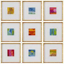 Wall Art-Abstract Colors-17x17