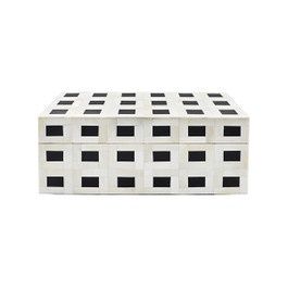 Box-Black Resin/Natural Bone