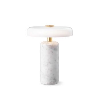 Mini Table Light-Carrara Glossy