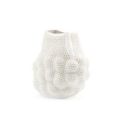 Vase-White Coral Chine-L