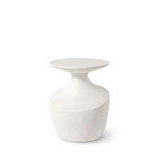 Side Table-White-Short