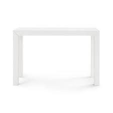 Console-White-Lacquerd Grasscloth-60in