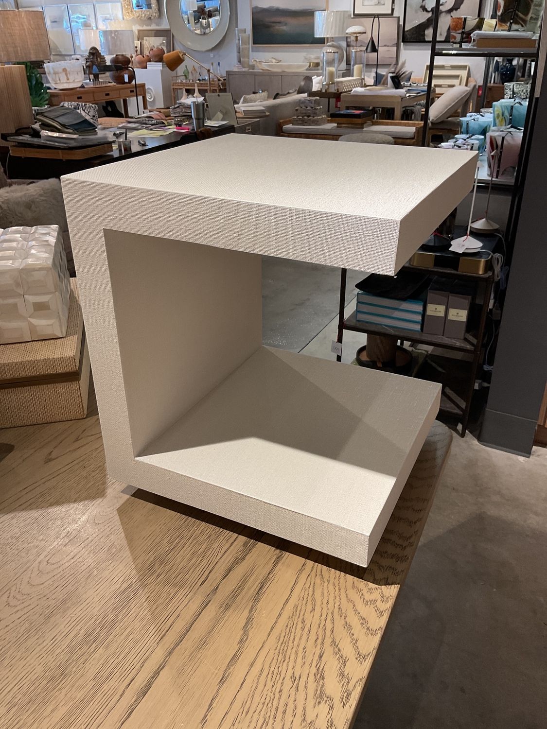 Side Table-Chiffon White