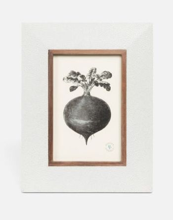 Frame-Blanc Faux Shagreen-4x6